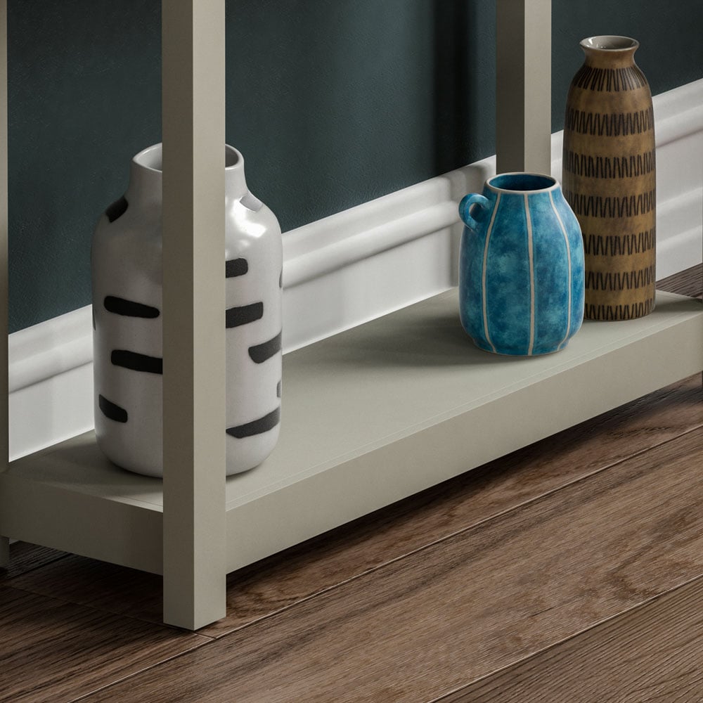 Vida Designs Arlington 2 Drawer Grey and Oak Console Table Image 4
