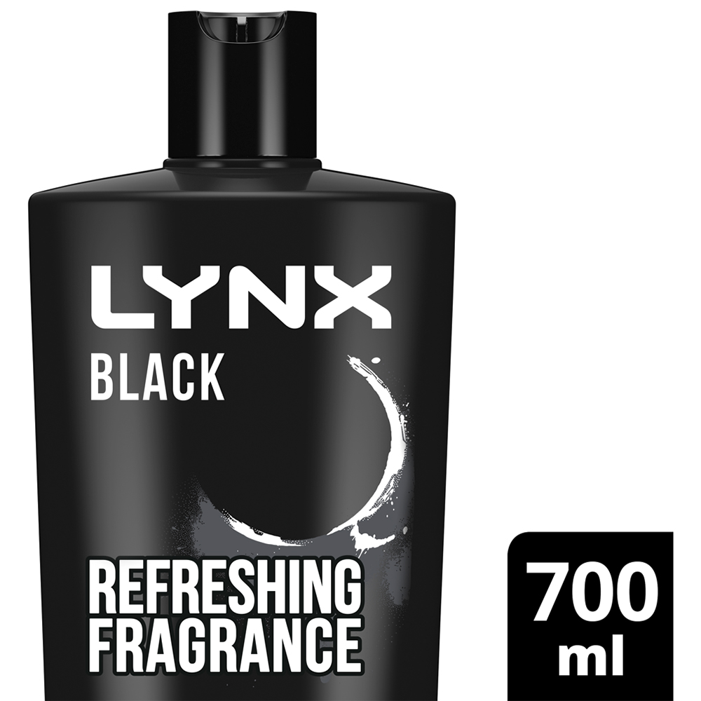 Lynx Frozen Pear and Cedarwood Black Shower Gel 700ml Wilko