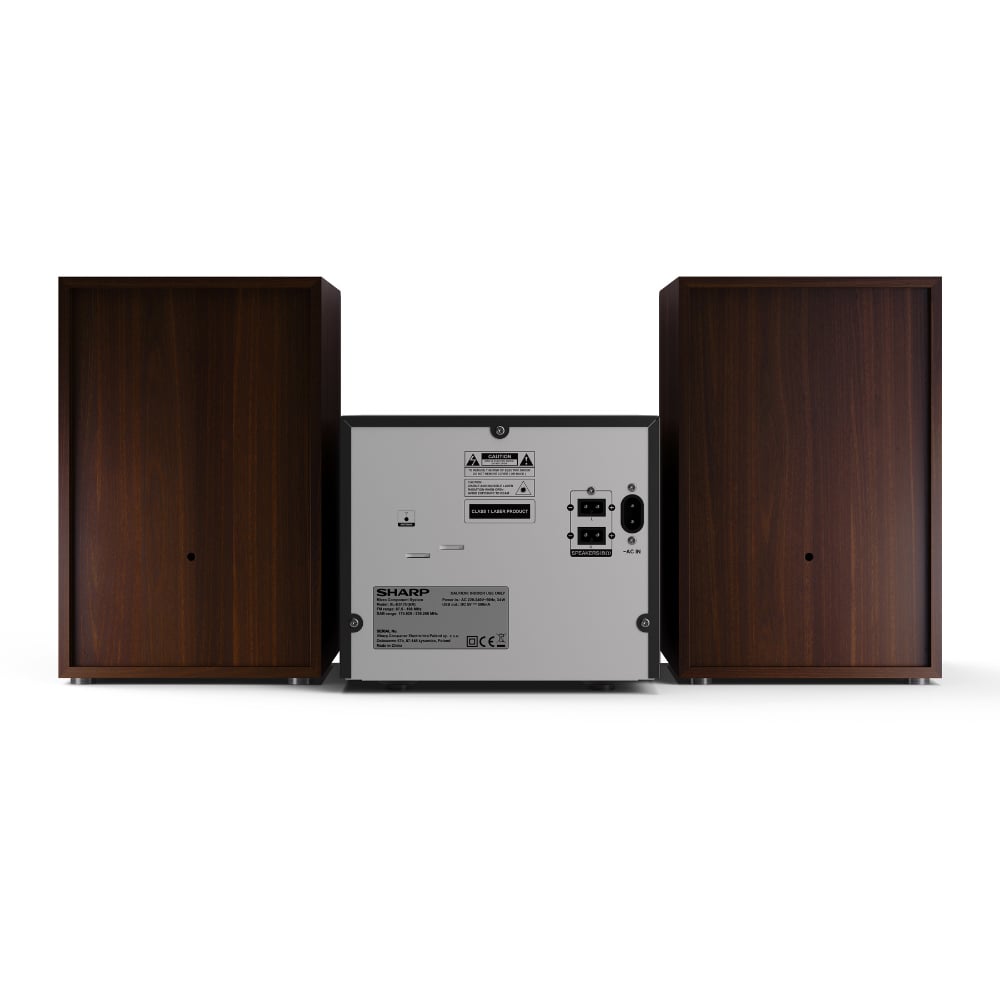 Sharp Brown Hi-Fi Micro System Image 4