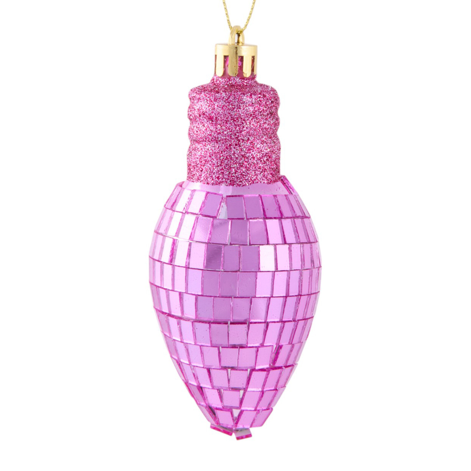 Pack of 3 Disco Light Bulb Baubles Image 3