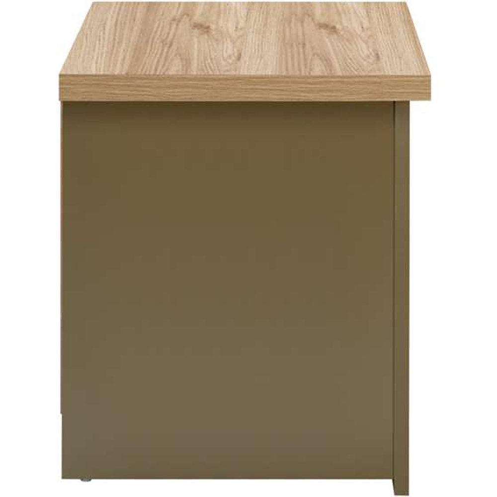 Birlea Highgate 2 Drawer Oak Bedside Table Image 3