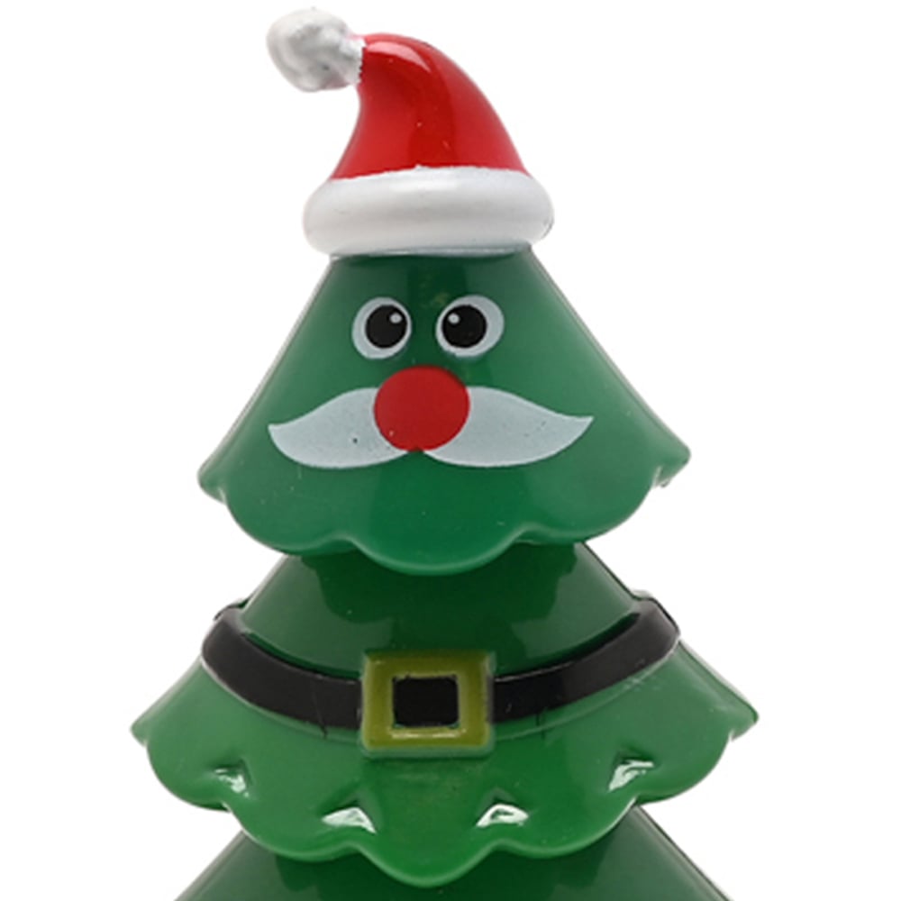 The Seasonal Gift Co. Solar Xmas Tree Bobble Head Image 2
