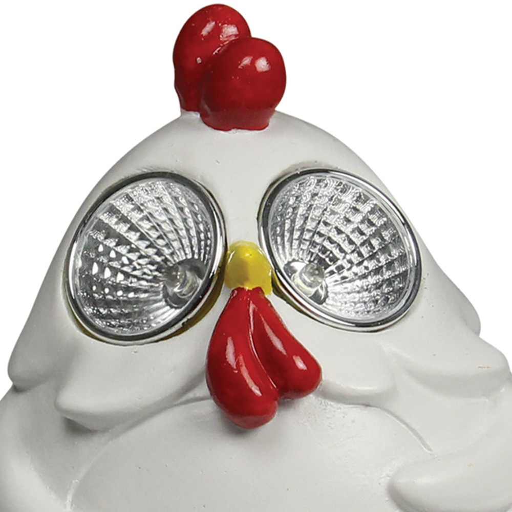 Luxform White Hen LED Solar Garden Light Image 2