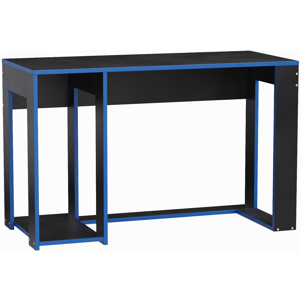 Ryker Ergonomic Gaming Desk Black and Blue Image 4