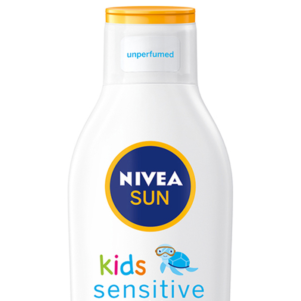 Nivea Sun Kids Sensitive Protect and Care Lotion SPF50 Plus 200ml Image 2