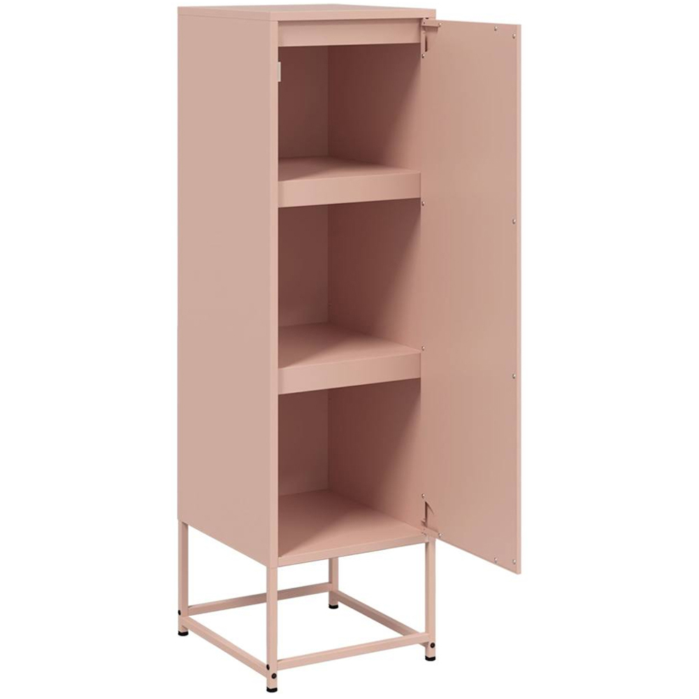 vidaXL Single Door Pink Industrial Highboard Image 6