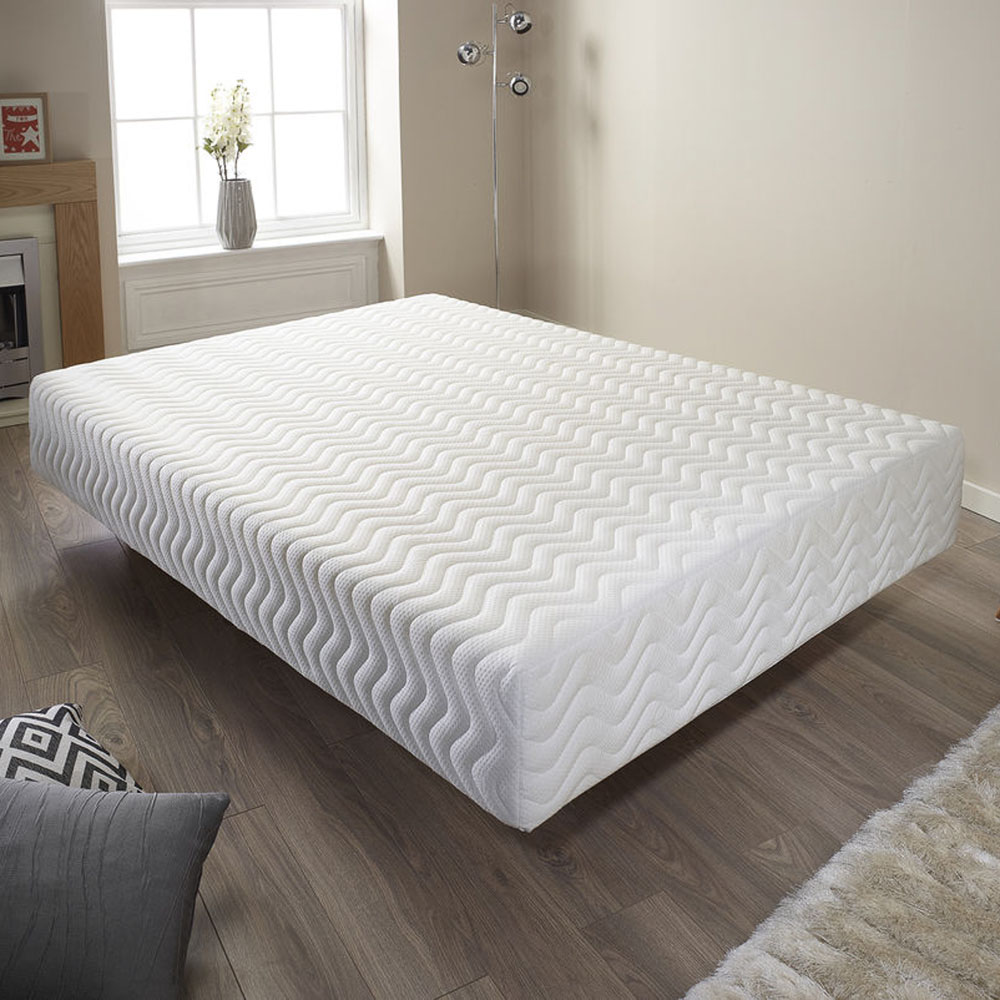 Aspire Small Single Cool Blue Relief Memory Foam Mattress Image 2