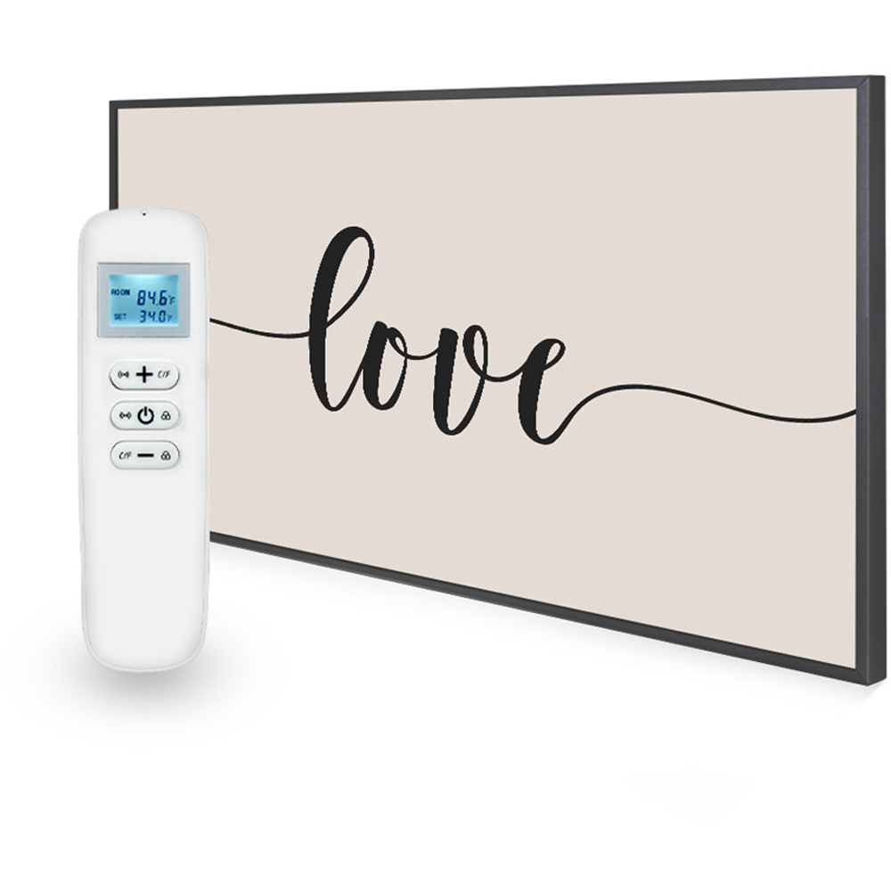 Mirrorstone Nexus Love Quote Wi-Fi Infrared Heating Panel 580W 595 x 995mm Image 3