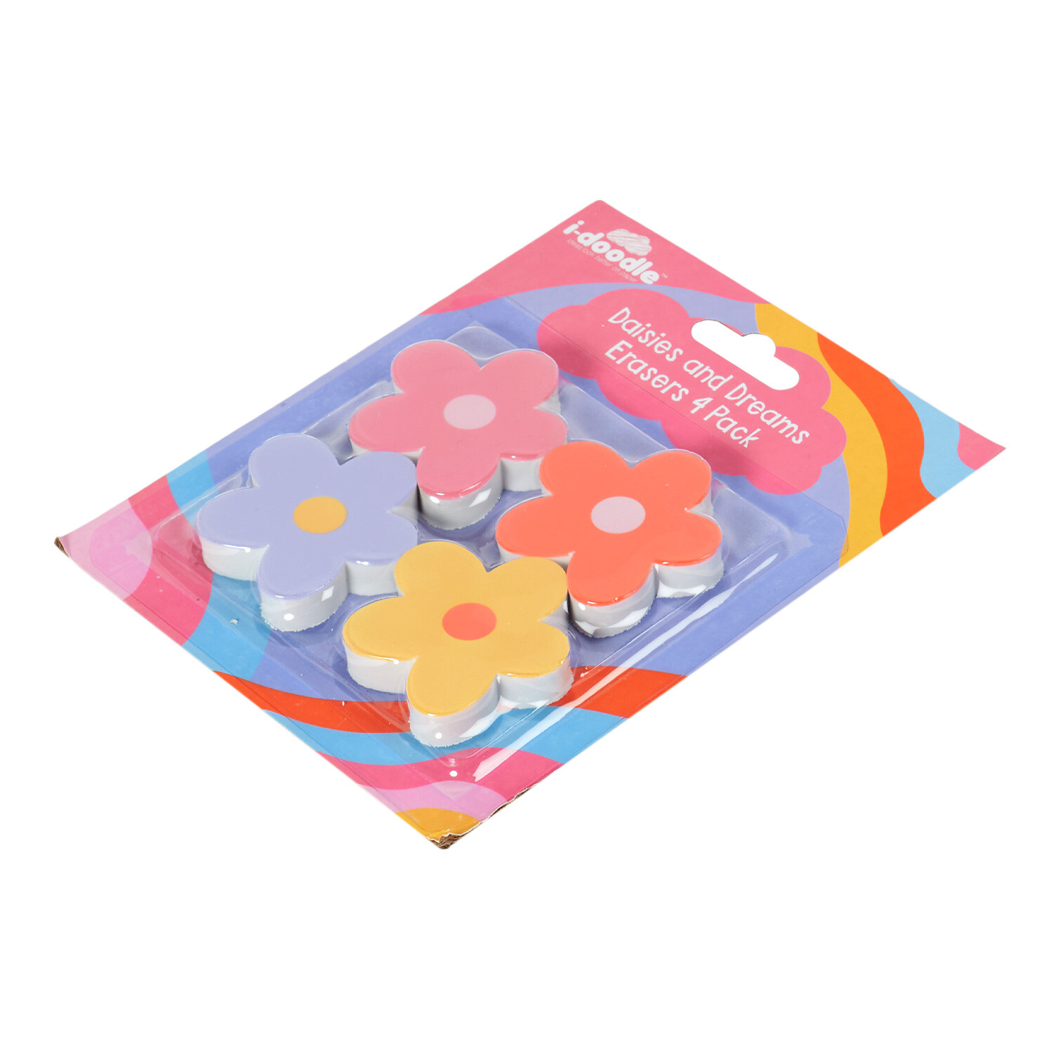 Pack of 4 Daisies and Dreams Erasers Image 2