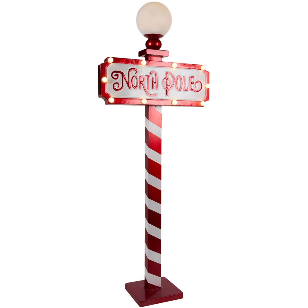 LED Metal North Pole Sign Image 6