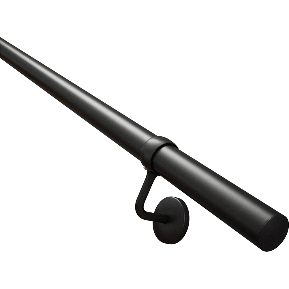 Rothley Matt Black Stair Handrail Kit 2.4m Image 2