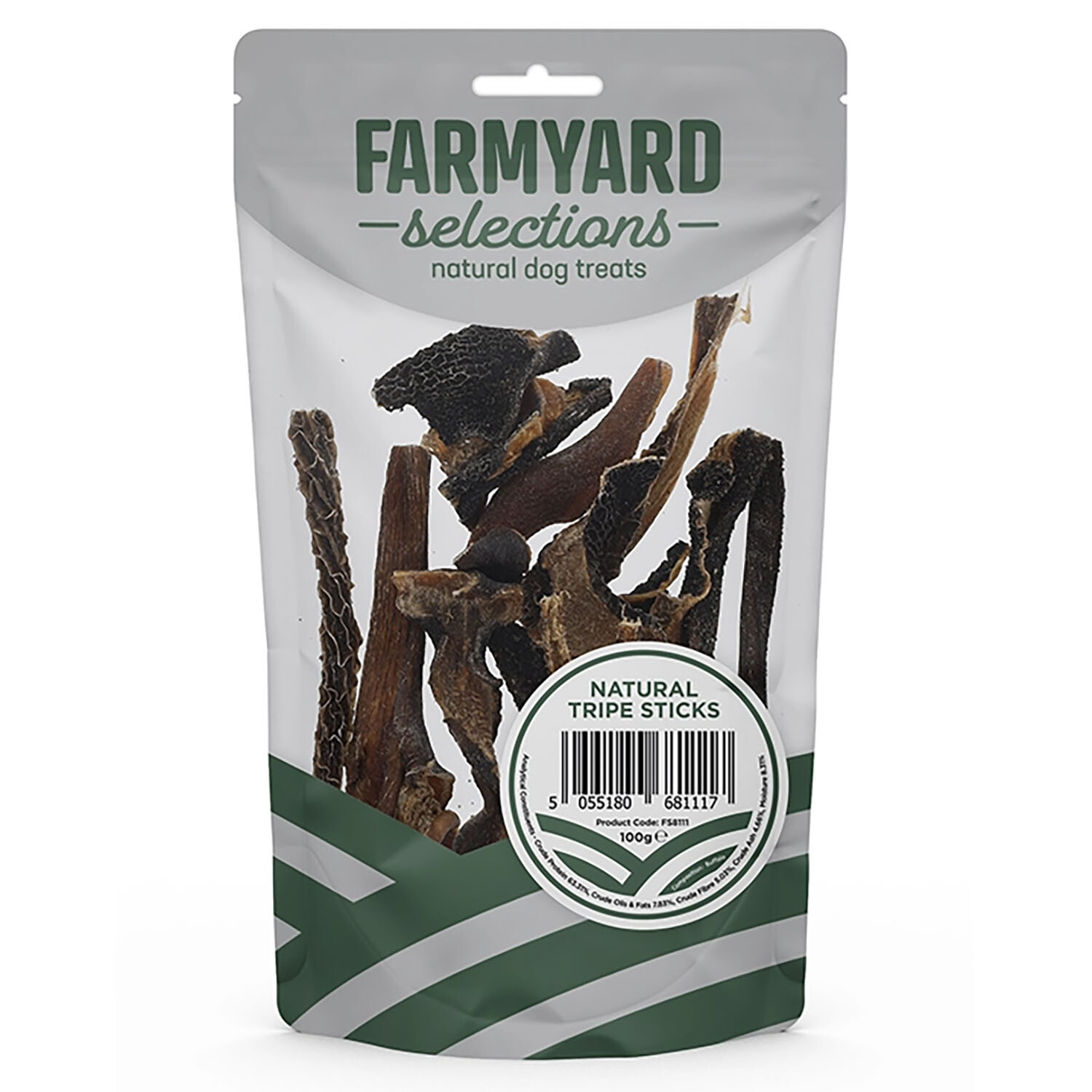 Natural Tripe Sticks 100g - Brown Image