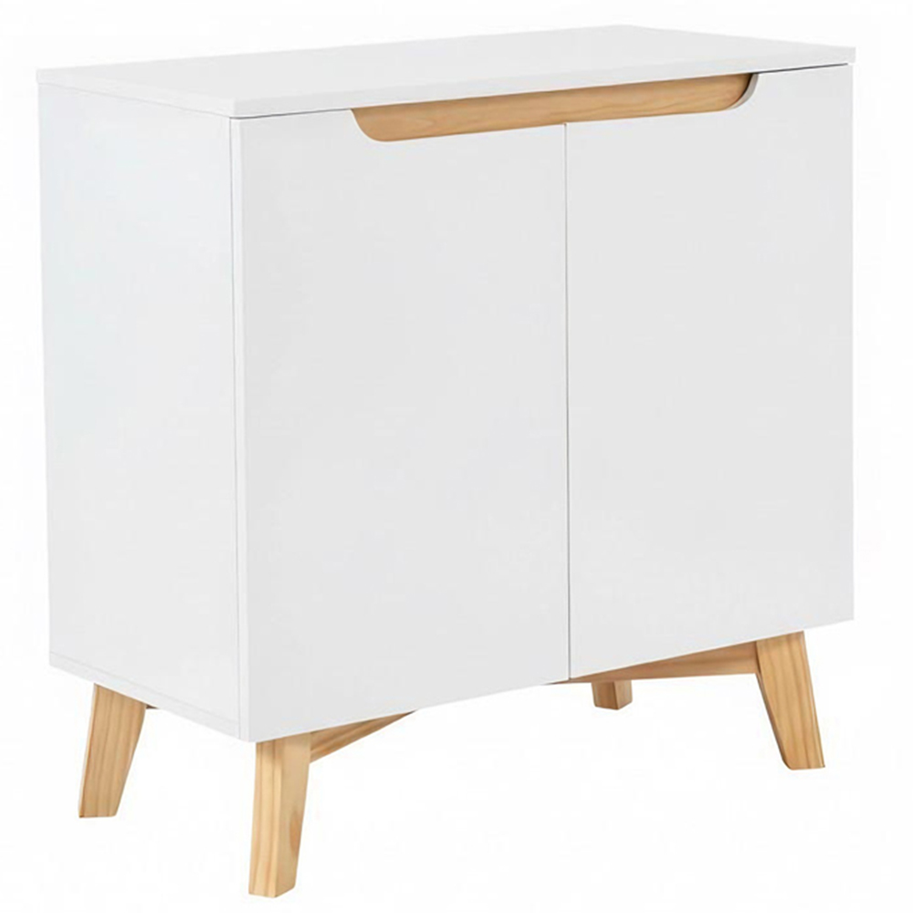 Home Source Florence 2 Door White Under Sink Cabinet Image 2