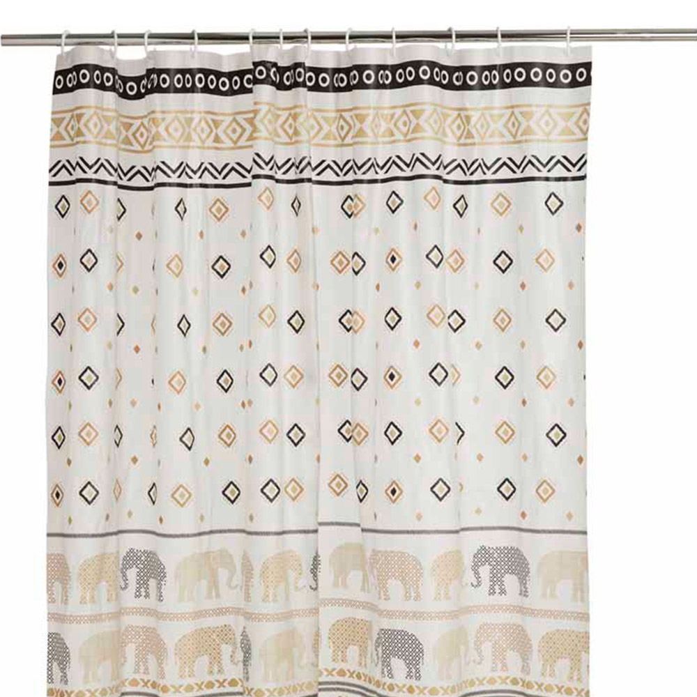 Wilko Elephant Shower Curtain Image 3