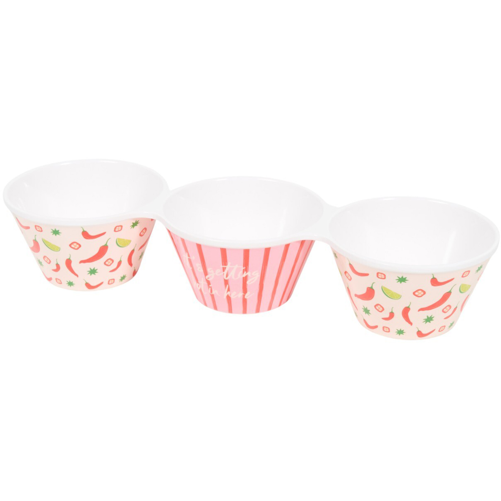 Zest and Zing 3-Bowl Tray Image 3