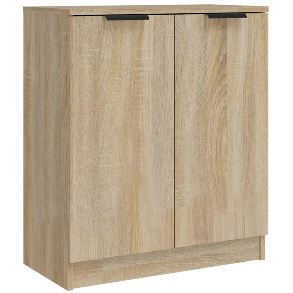 vidaXL 2 Door Sonoma Oak Sideboard Set of 2 Image 3