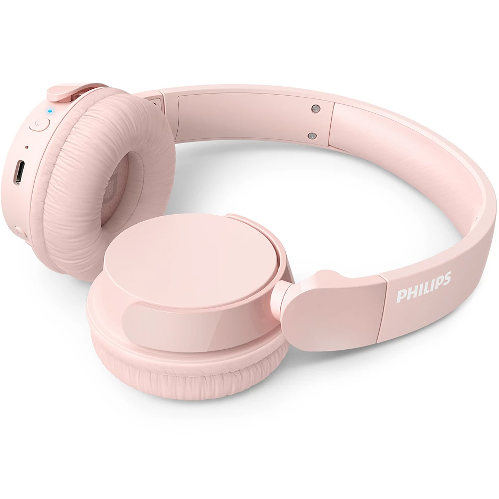 Philips 4000 Series TAH4209 Pink On-Ear Wireless BT Headphones Image 2