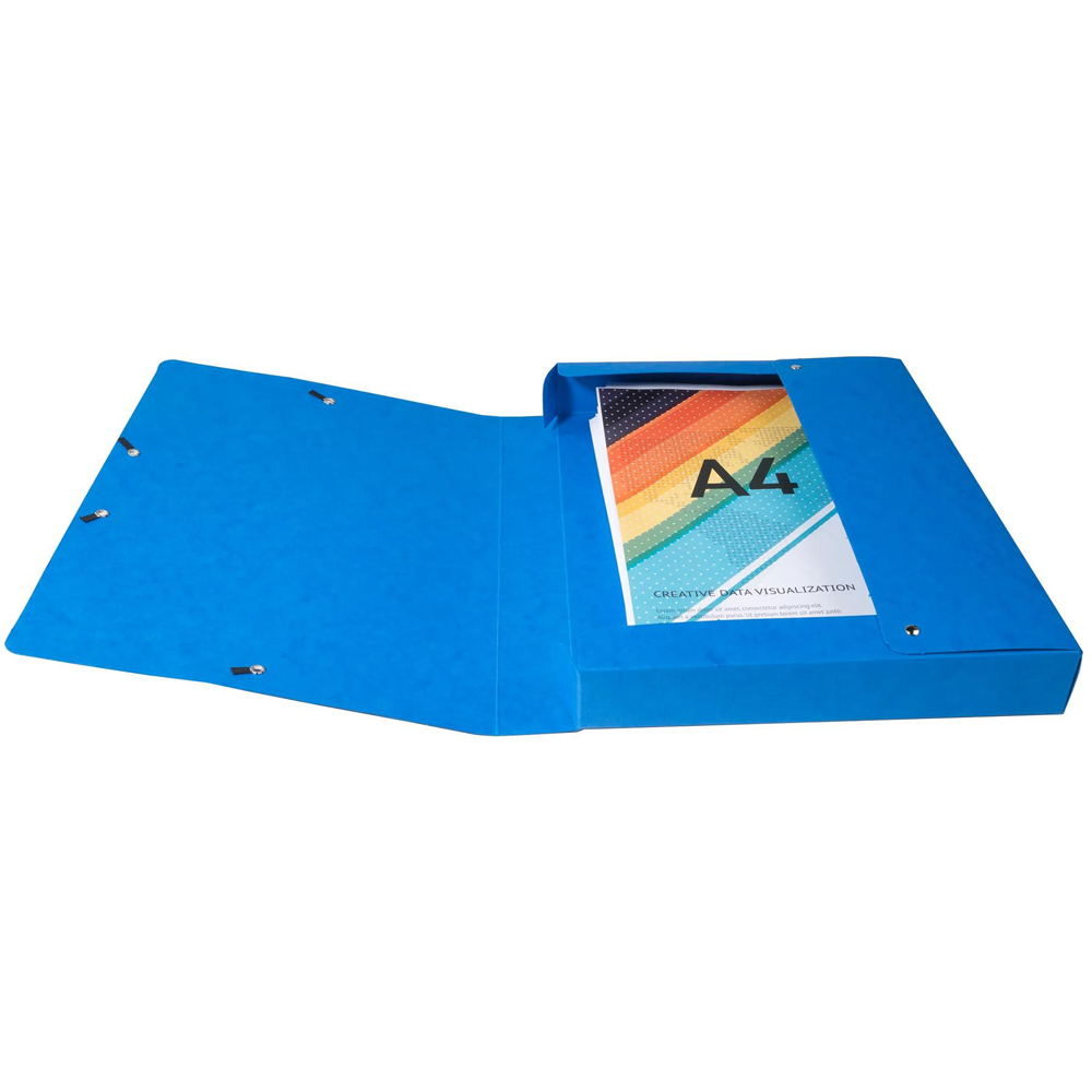 Exacompta Multicolour Elasticated Filing Box 10 Pack Image 6