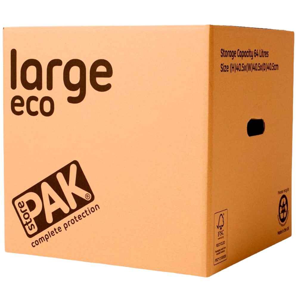 StorePAK 64L Large Eco Cardboard Storage Box 15 Pack Image 3