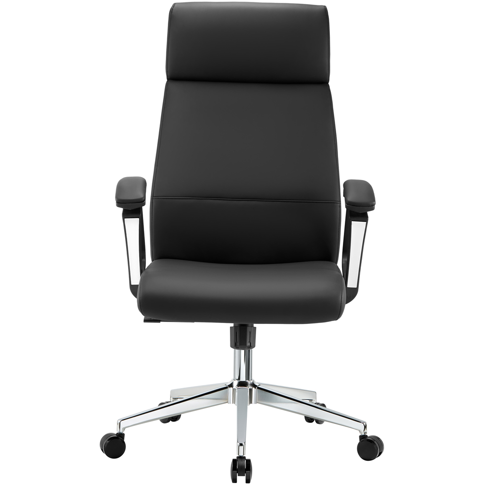 TTAP Black Faux Leather High Back Executive Office Chair Image 4