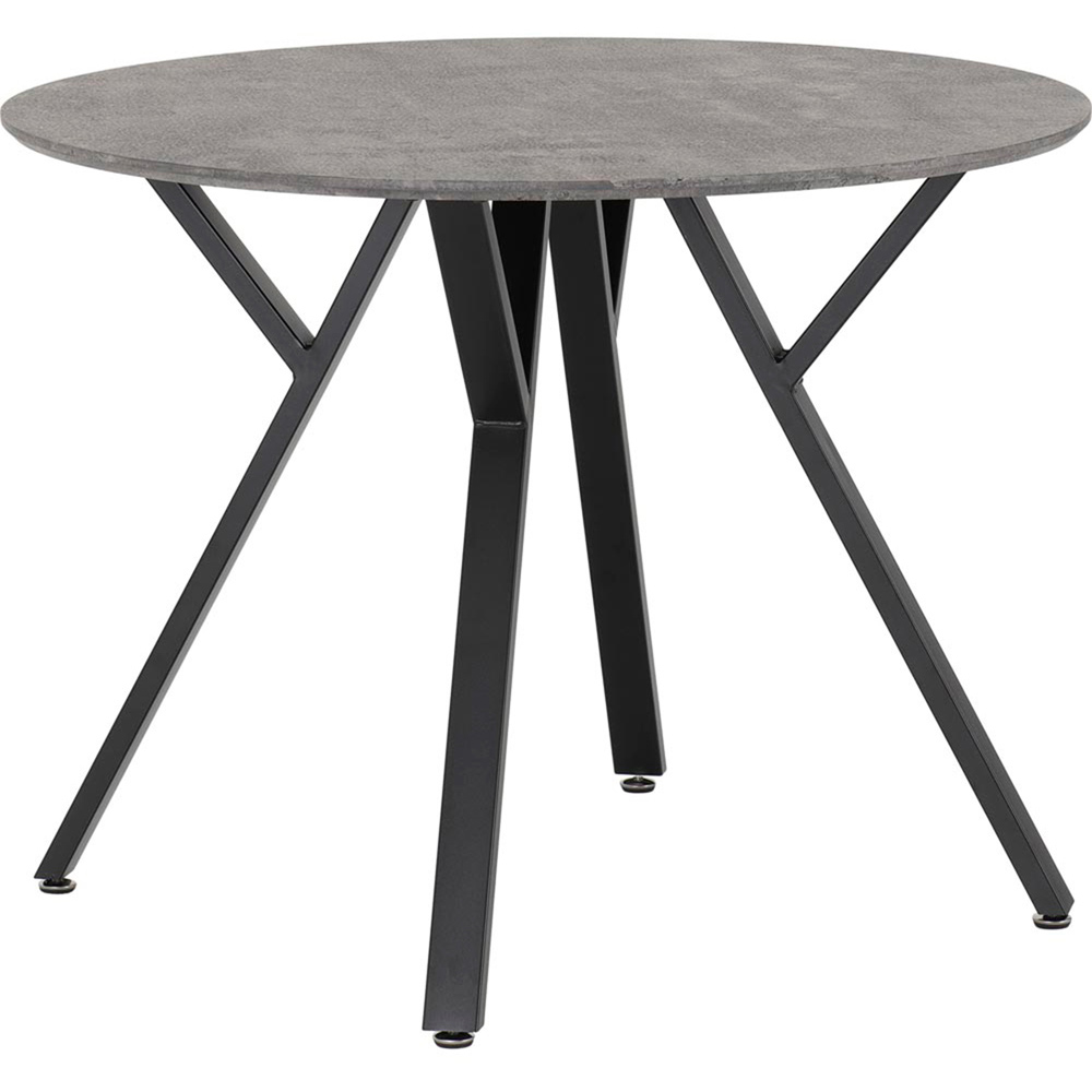 Seconique Athens Avery 4 Seater Dining Set Concrete and Grey Image 3