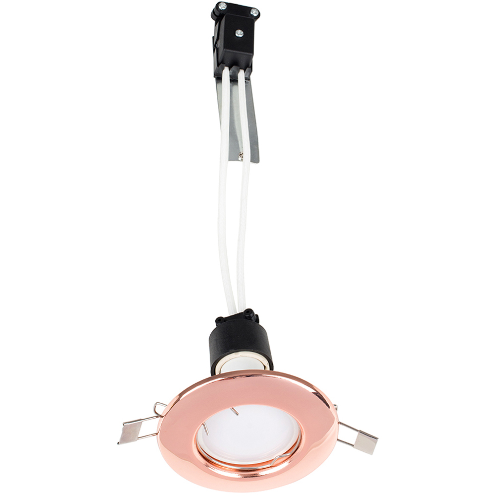 ValueLights Copper Cool White LED Ceiling Downlight 10 Pack Image 1