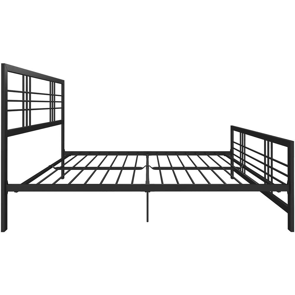 Dorel Burbank Double Black Metal Bed Frame Image 7