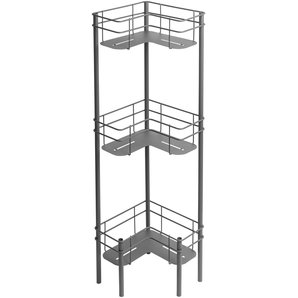 Pifco 3-Tier Grey Corner Caddy Image