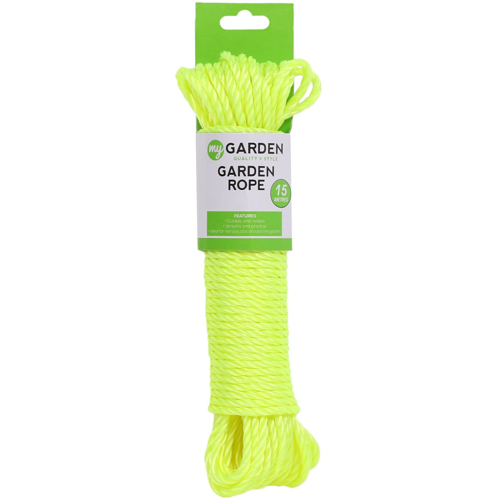 Durable Garden Rope - Yellow Image