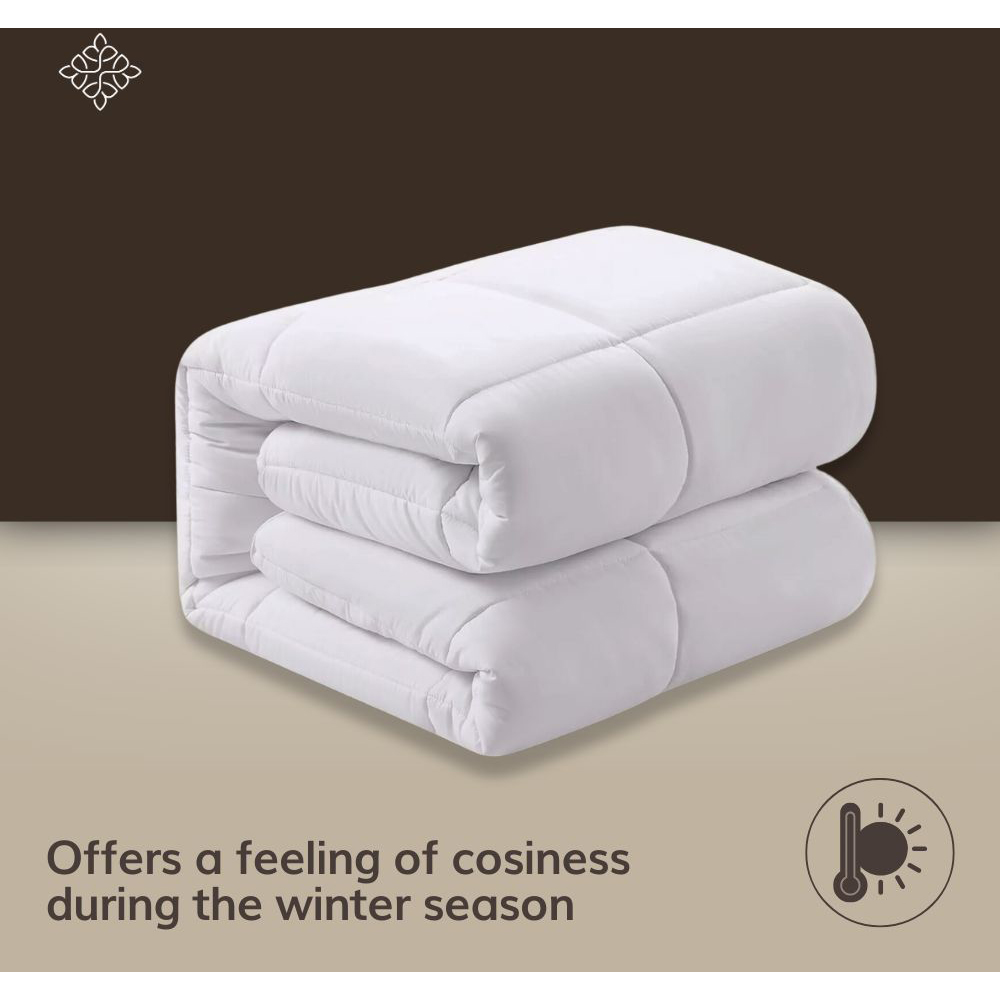 Opulent Home Super King Size White Winter Duck Feather and Down Duvet 13.5 Tog Image 7