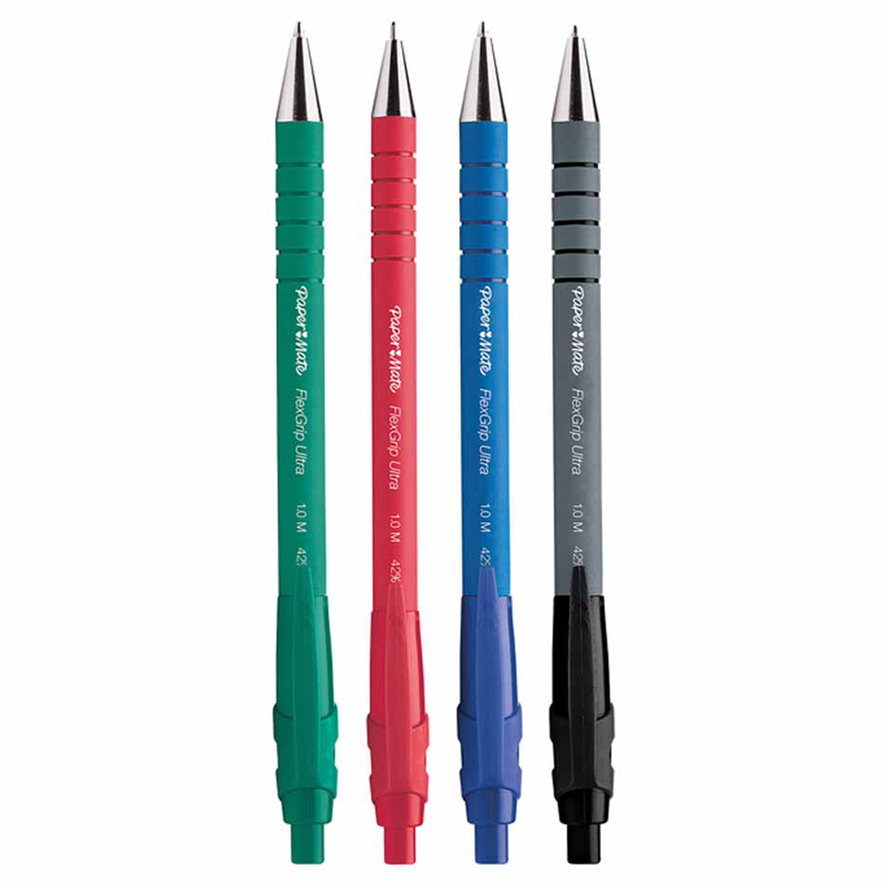 Papermate Flex BallPoint Pens Assorted 4 Pack Image 2