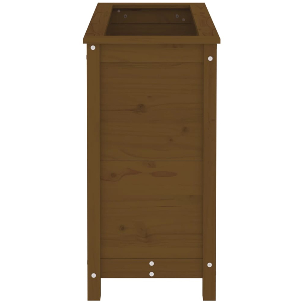 vidaXL Brown Solid Pine Wood Garden Planter 82.5 x 40 x 78cm Image 4