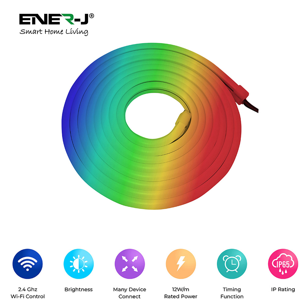 ENER-J Smart RGB Neon Flex Kit 3m Image 4