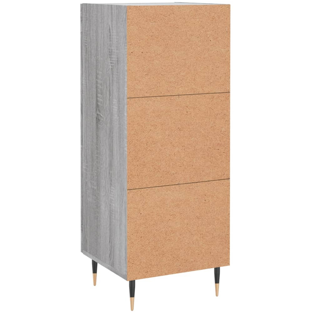 vidaXL Single Door Grey Sonoma Sideboard Image 8