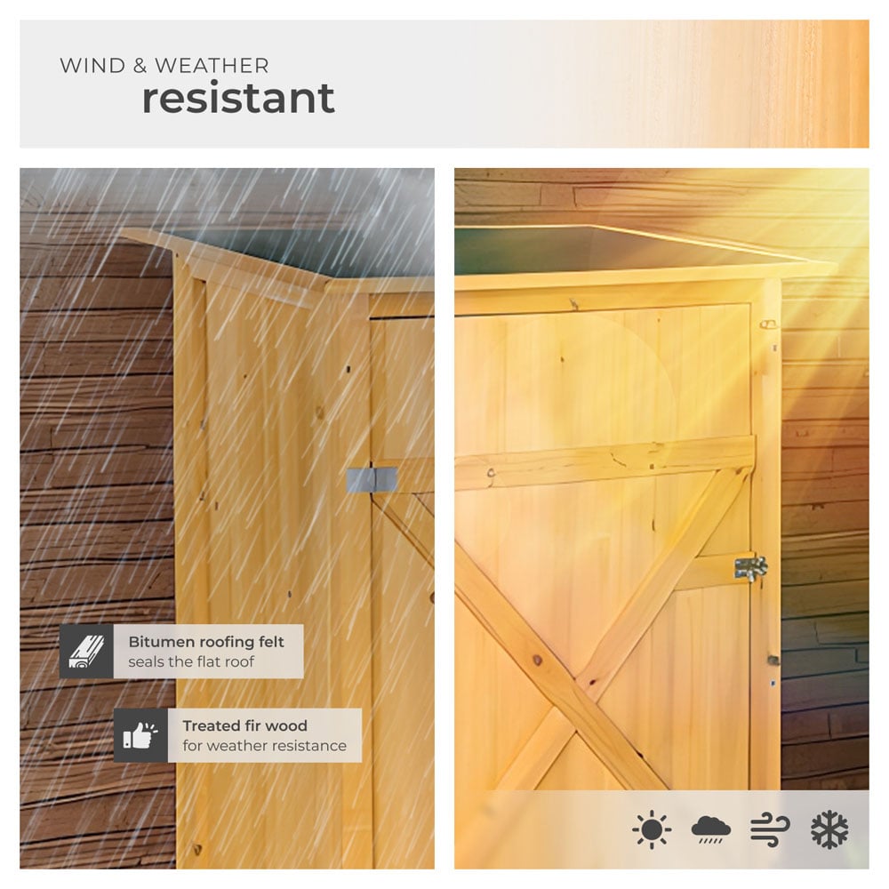 tectake Taman 75 x 56cm Bitumen Roofing Felt Garden Shed Image 5