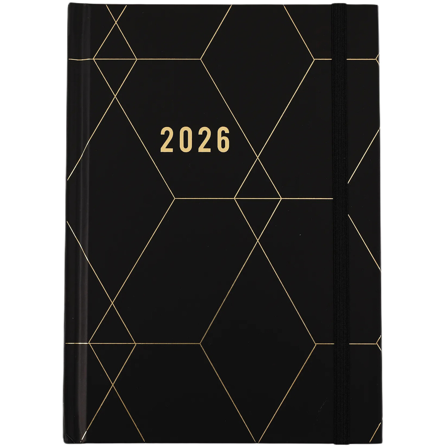 A5 2026 Foiled Geometric Diary Image 1