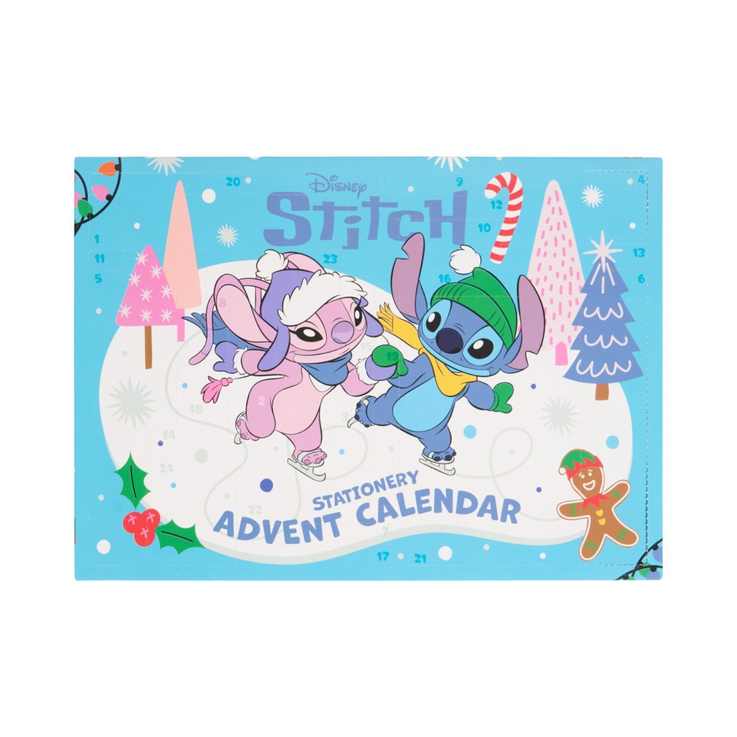 Stitch Stationery Advent Calendar Blue Image 1