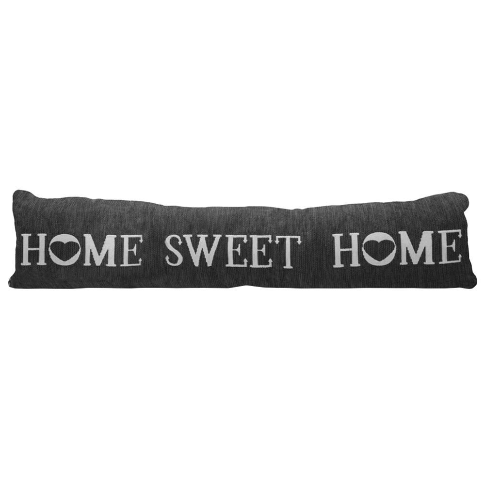 Velosso Charcoal Home Sweet Home Draught Excluder Image 1
