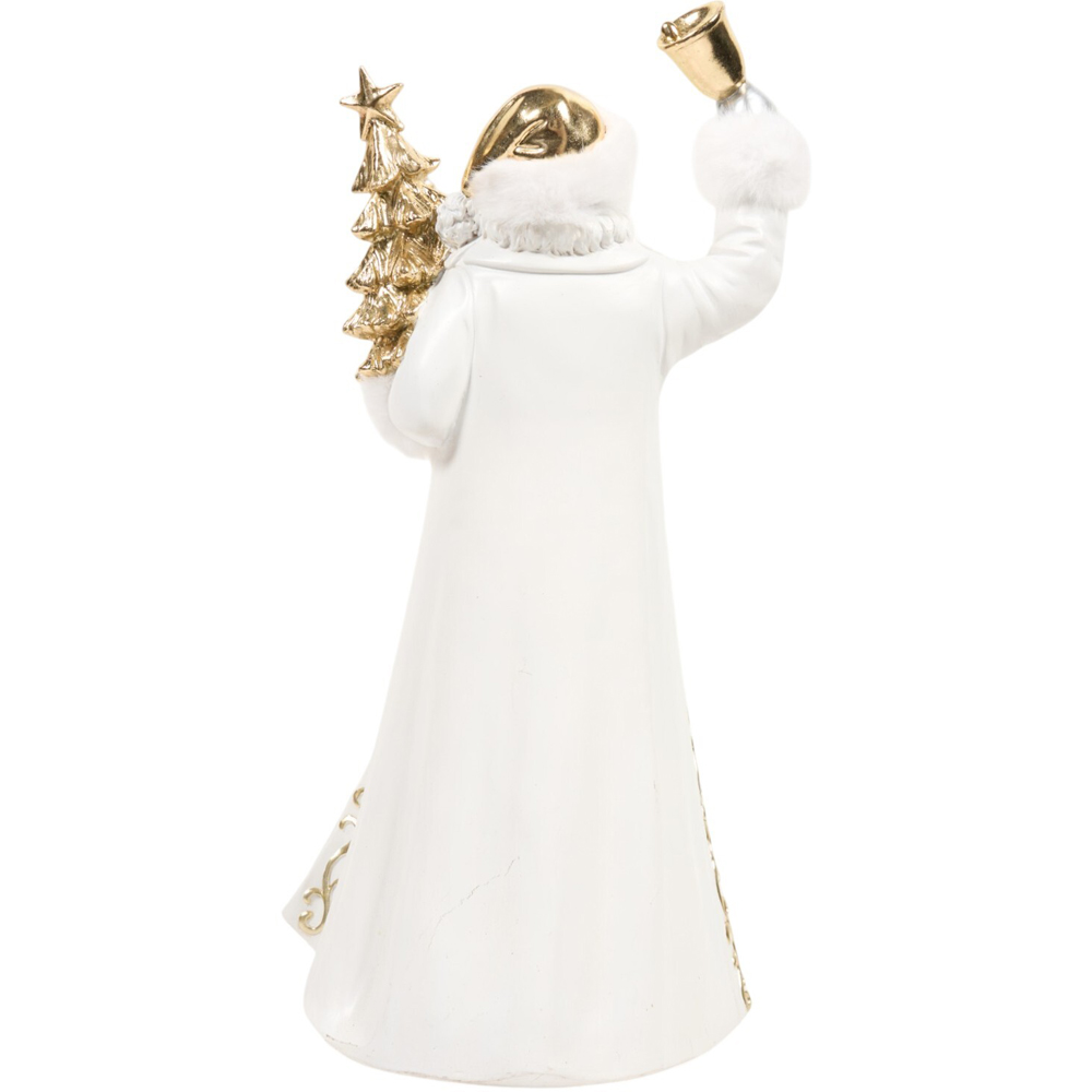 Golden Santa Ornament Image 3