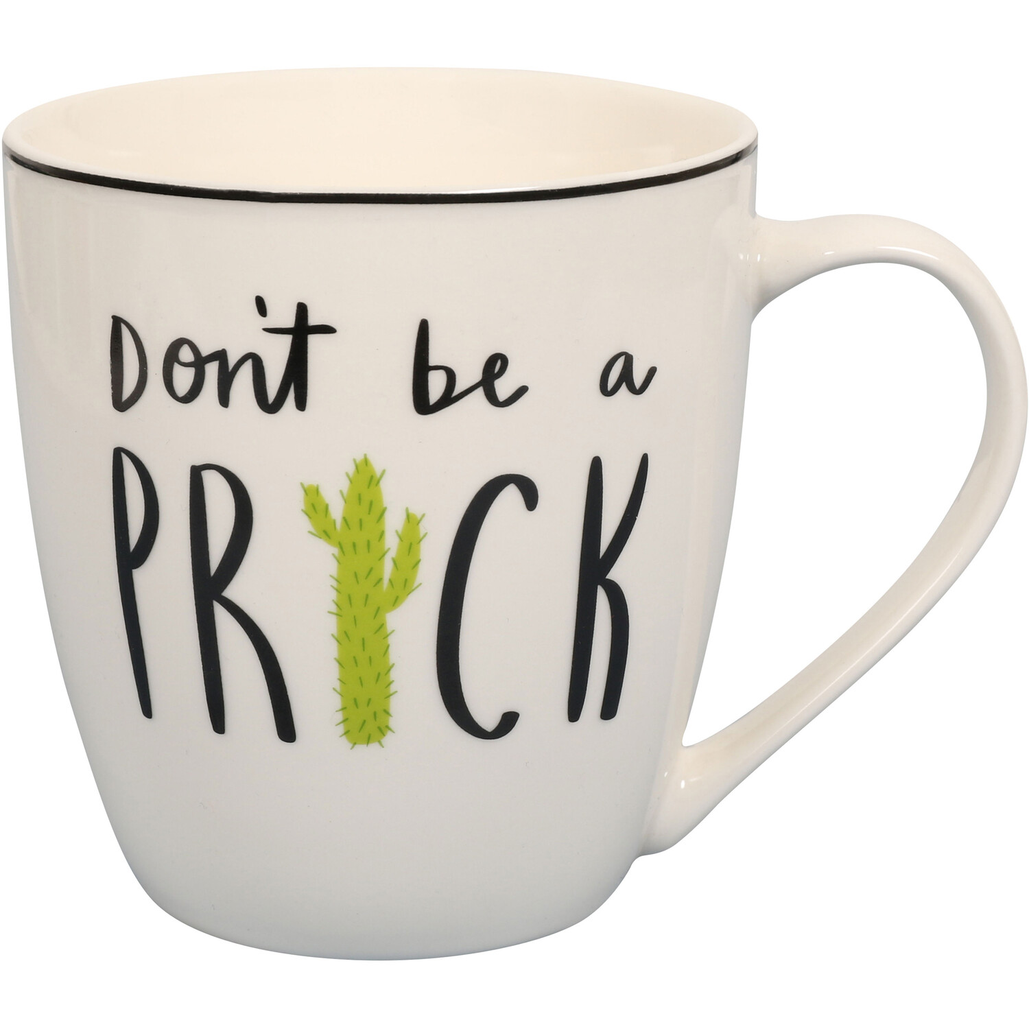 Don't Be a Prick Jumbo Mug - White Image 1