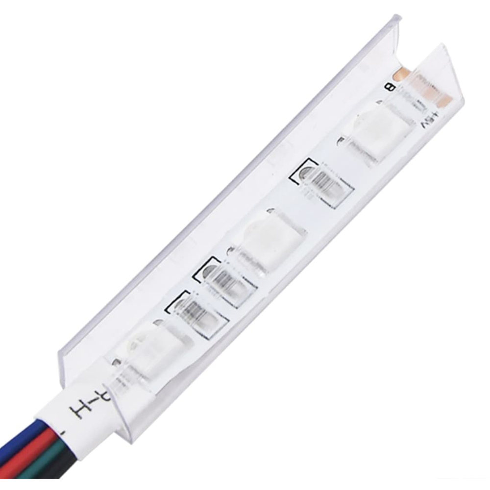 vidaXL 4 Shelf White LED Sideboard Image 8