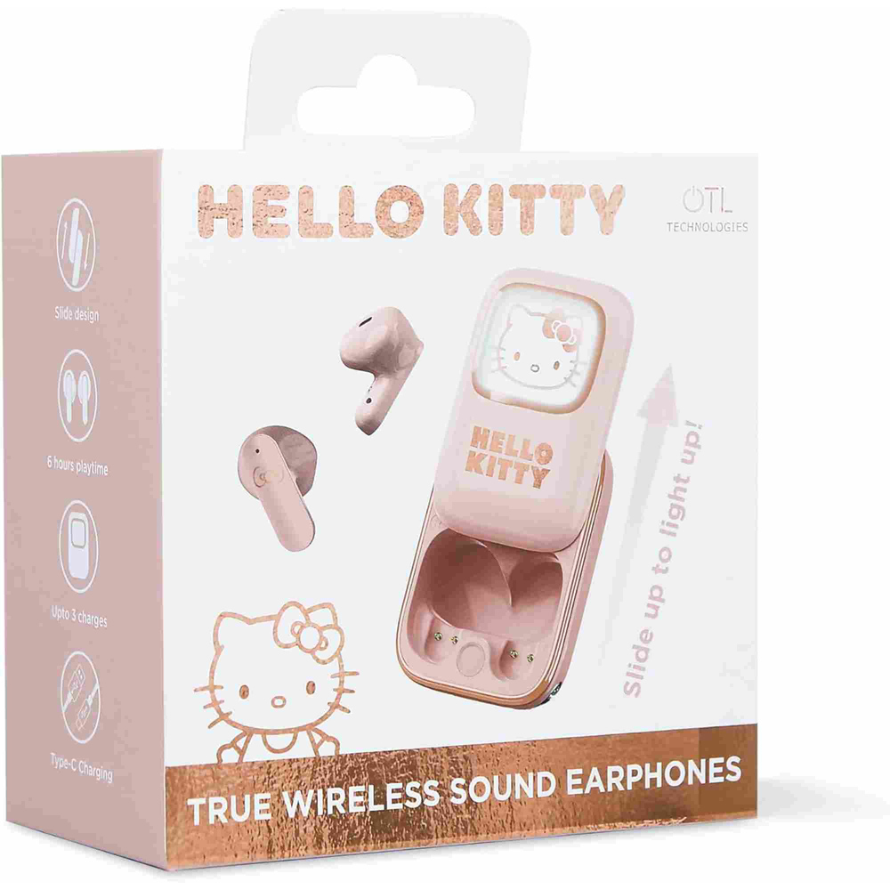OTL Hello Kitty Slide Open TWS Earphones Image 6
