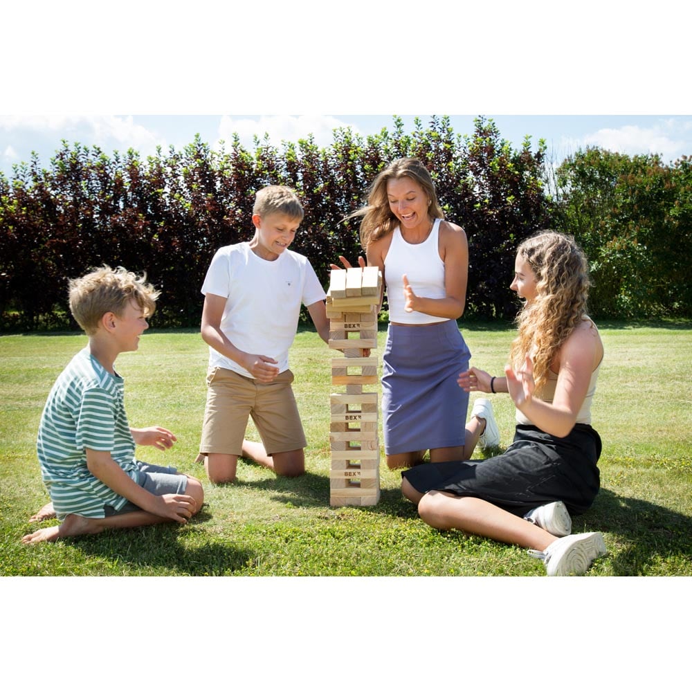 Bex Wooden 48 Piece Giant Tower Game Set Image 7