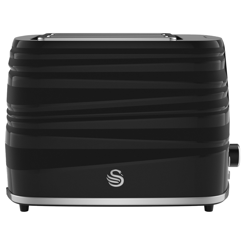 Swan Black 2 Slice Symphony Toaster Image 3