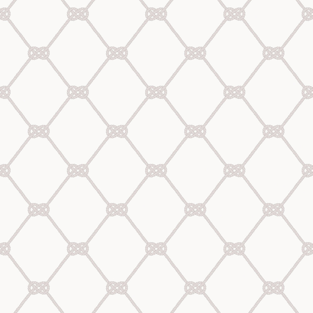 Galerie Deauville 2 Geometric White and Beige Wallpaper Image 1