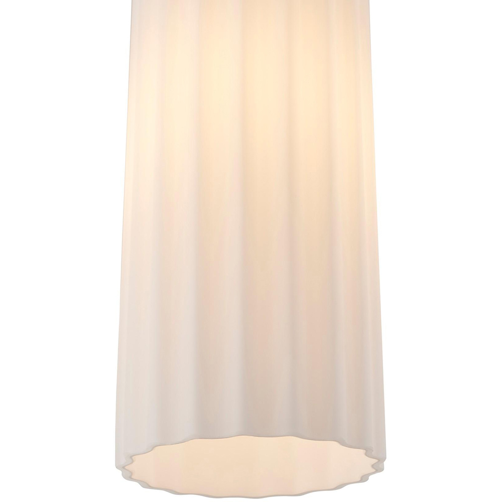 Nordlux Miella 3-Rail White Fluted Glass Pendant Light Image 5