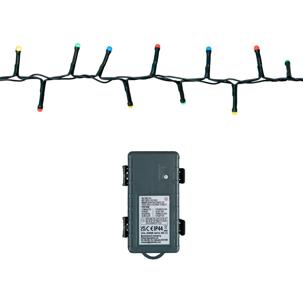 Samuel Alexander BerryBrights 360 Multicoloured LED Battery Operated Christmas String Lights 9m Image 8
