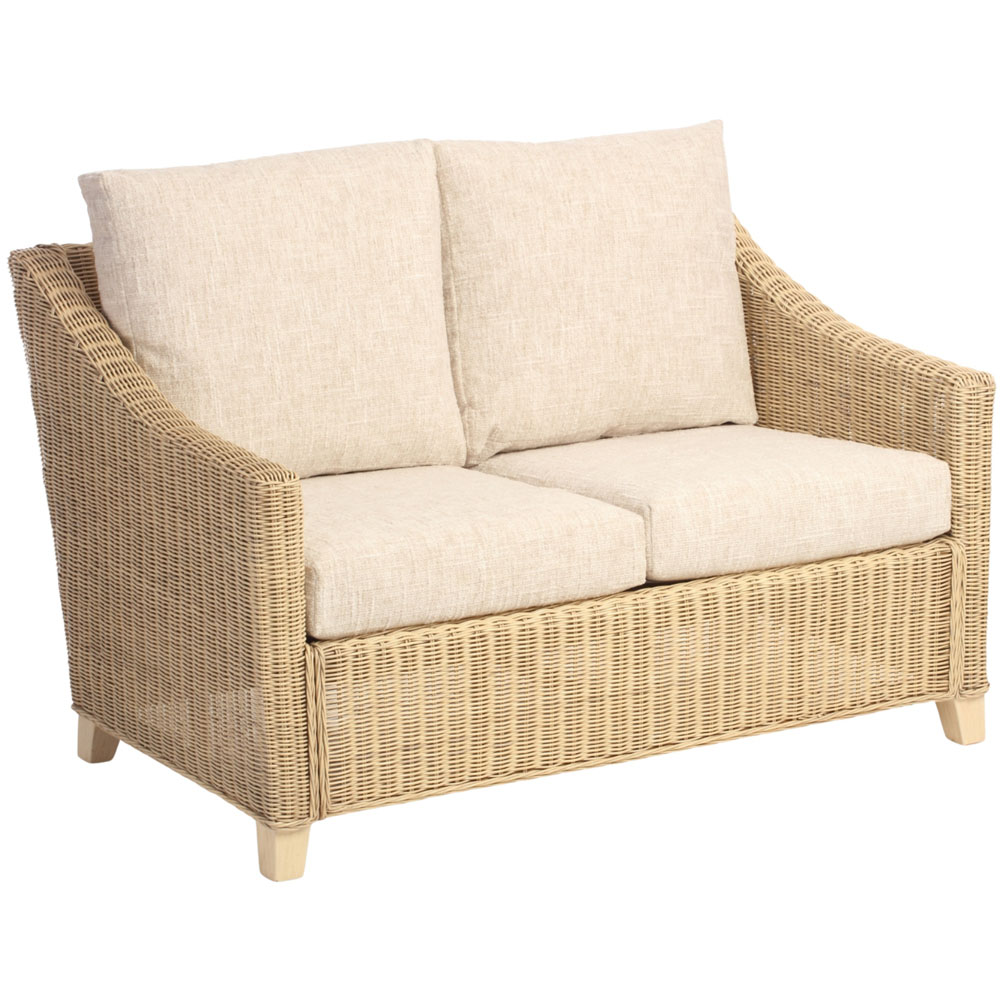 Desser Furniture Dijon 2 Seater Cotton Cream Suite Image 3