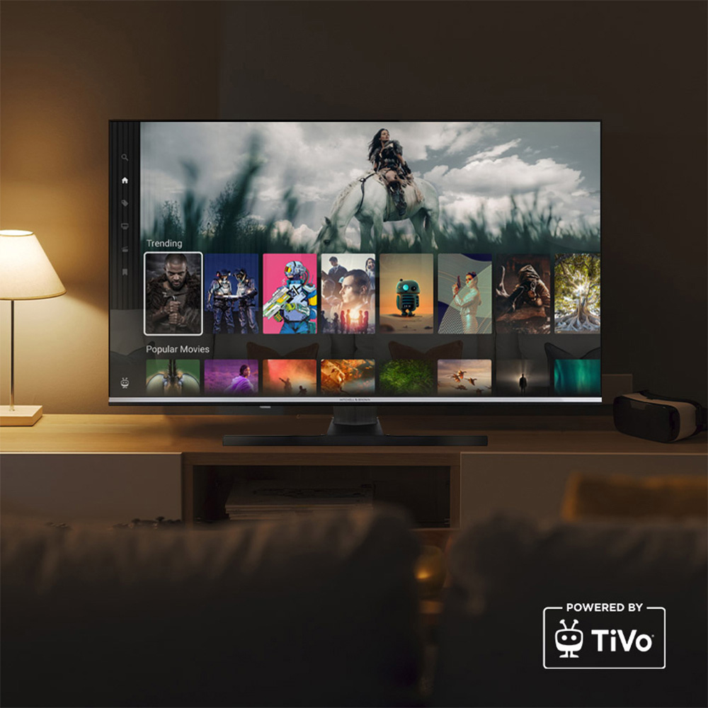 Mitchell & Brown 55 inch 4K Ultra HD Borderless TiVo Smart TV with Centre Stand and Freely Image 2