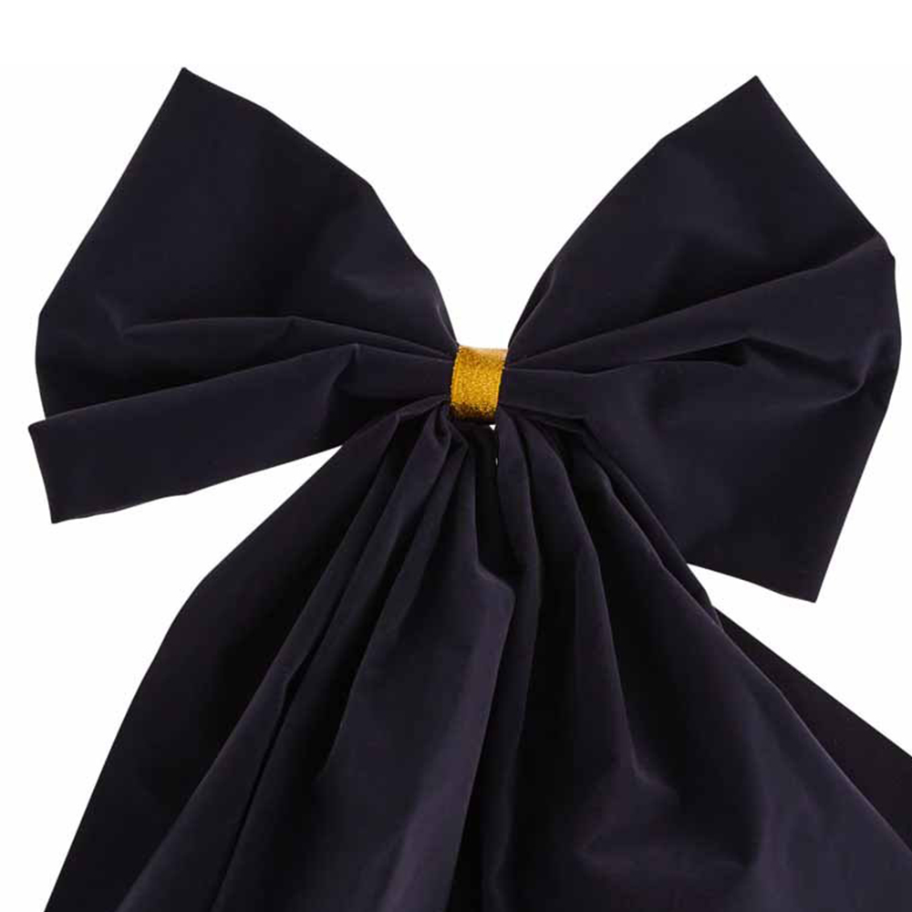 Wilko Luxe Giant Navy Tree Bow Christmas Decoration Image 2
